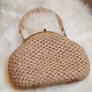 Vintage Gaymode Plastic Rafia Purse